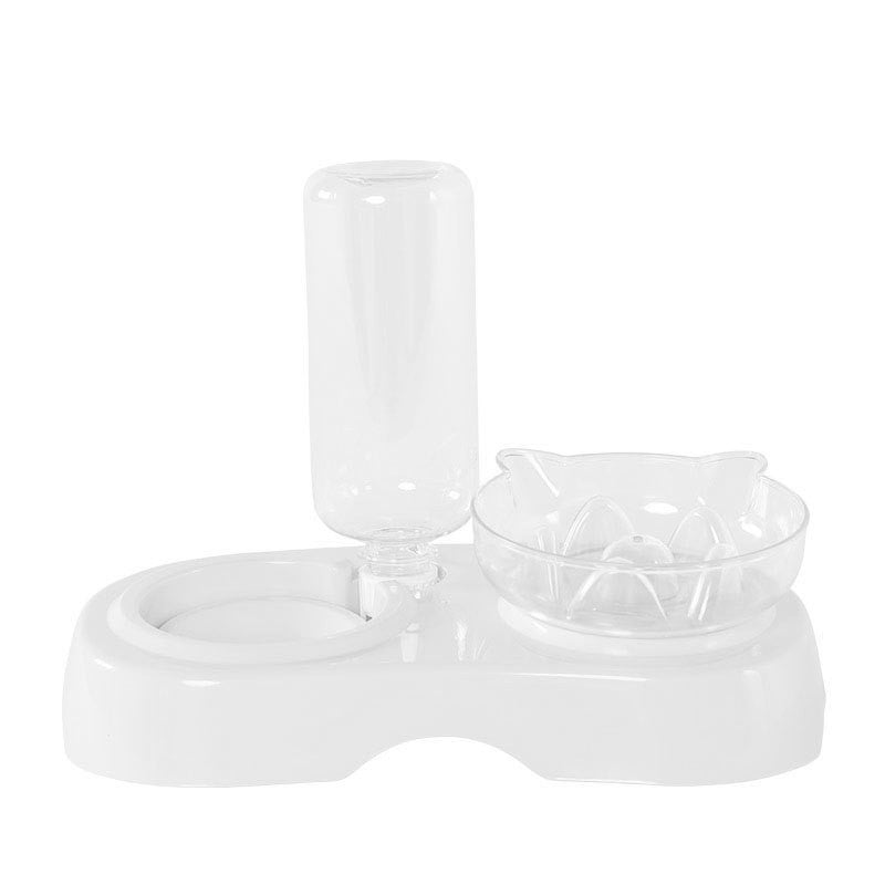 Transparent Plastic Pet Feeding And Drinking Bowl
