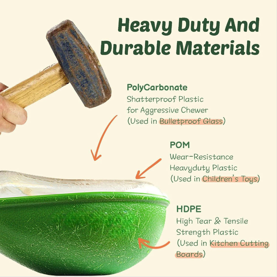 Anti-Tumble Avocado Shape Pet Feeding Bowl