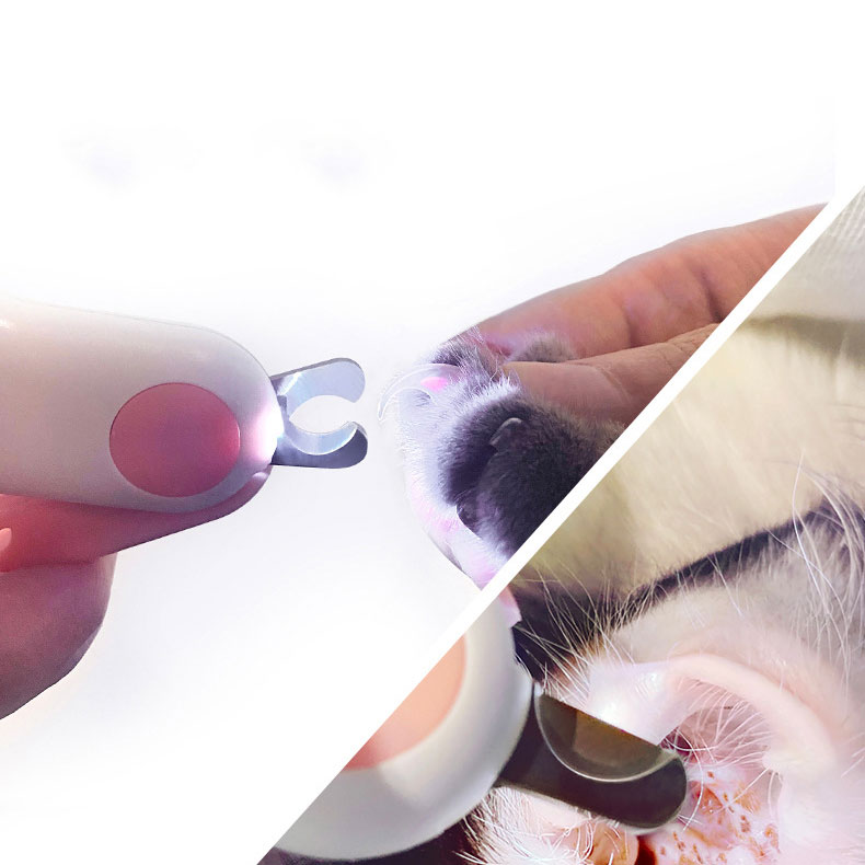 LED Pet Mini Nail Trimmer For Grooming And Care