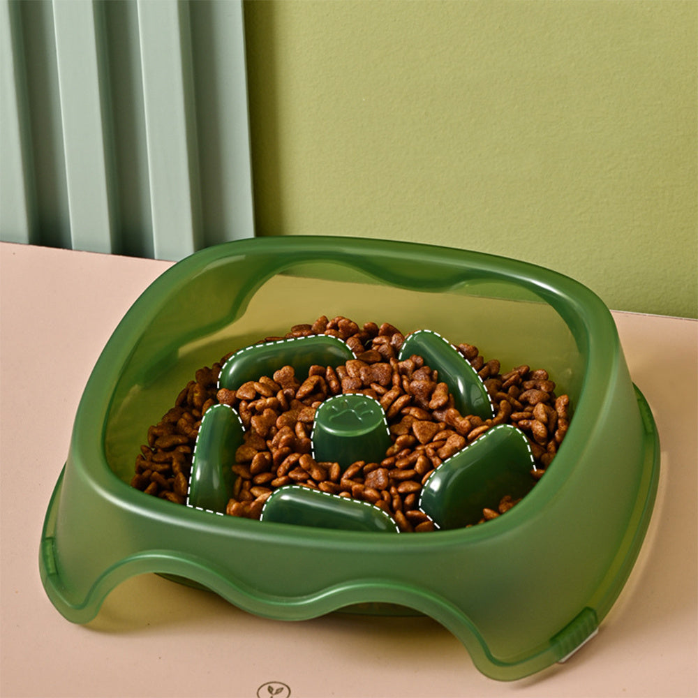 Slow Feeding Anti Choking Pet Water Bowl