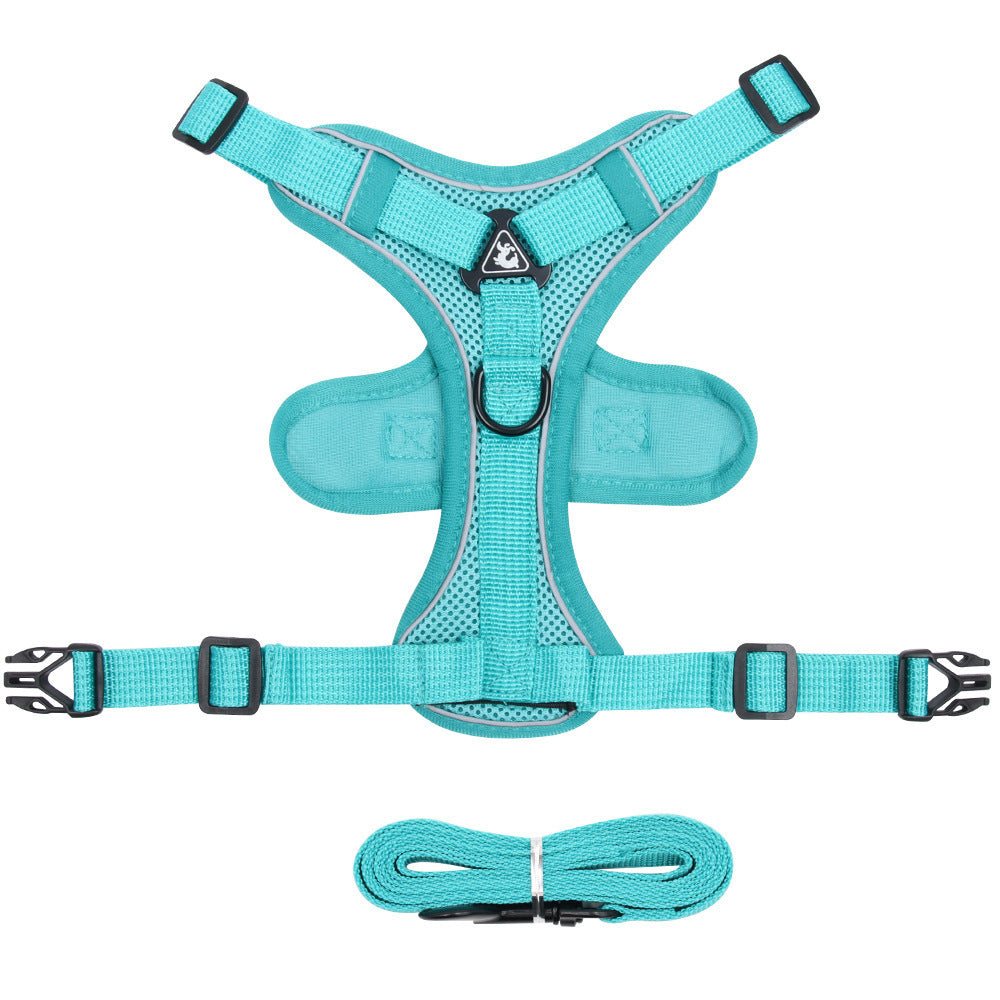 Pet Chest Harness Vest With Leash For Secure Control