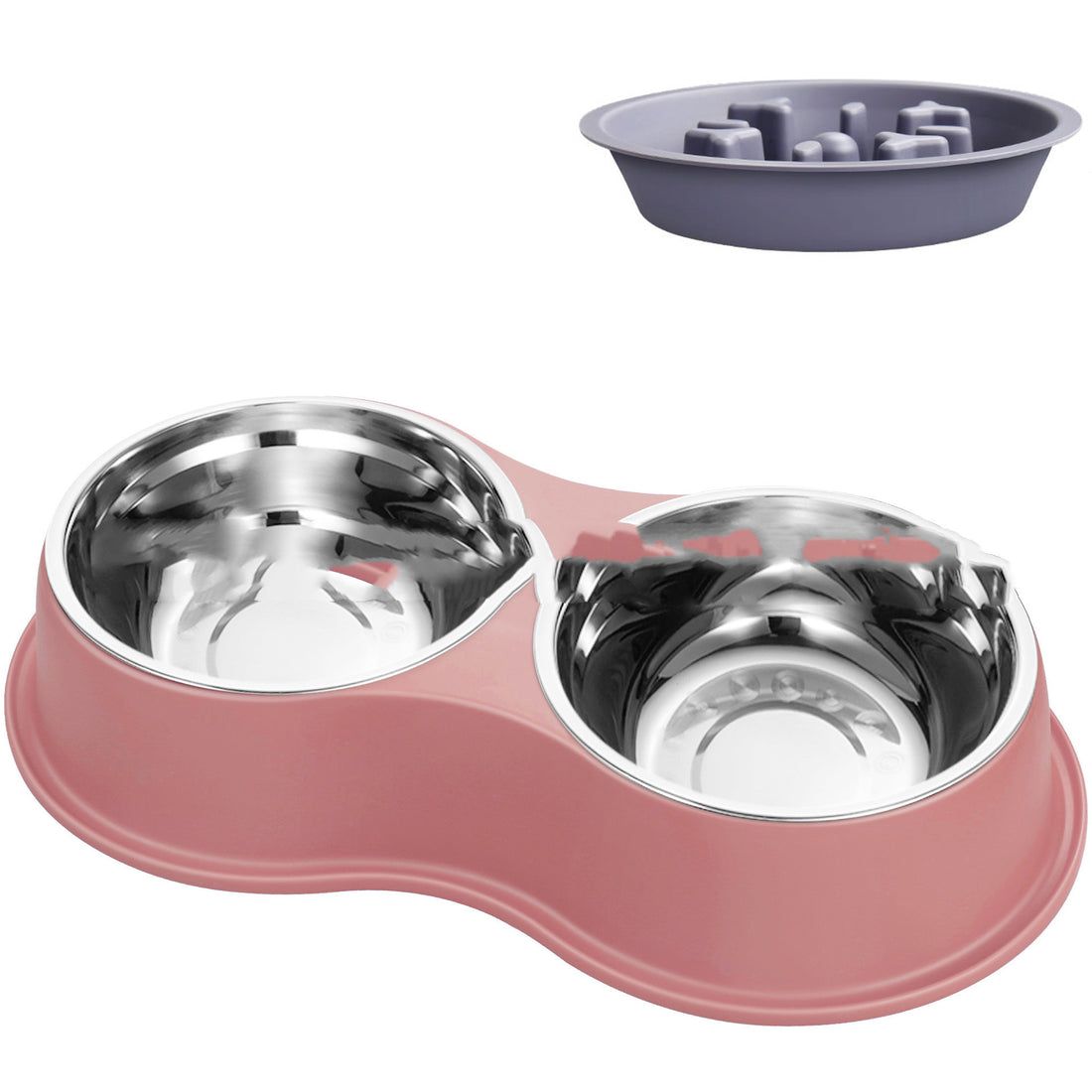 Removable Slow Feeding Pet Bowl For Controlled Eating