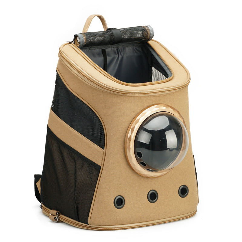 Portable Pet Carrier Backpack For Medium Travel Comfort