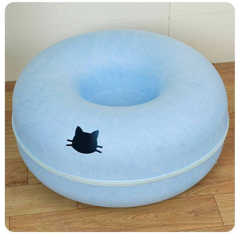 Comfortable Round Tunnel Style Pet Bed