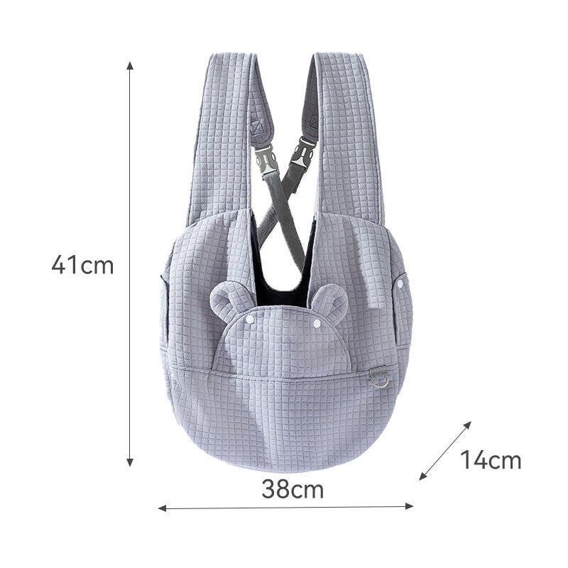 Breathable Pet Carrier Chest Backpack For Outdoor Travel Comfort