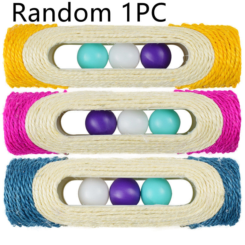 Long Sisal Drum Interactive Scratching Pet Toy