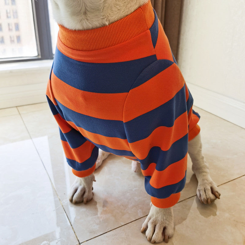 Fashion Striped Pet T-Shirt Simple Cute Apparel