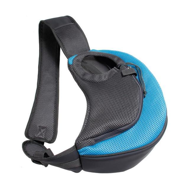 Outdoor Mesh Pet Carrier Shoulder Bag For Travel Comfort