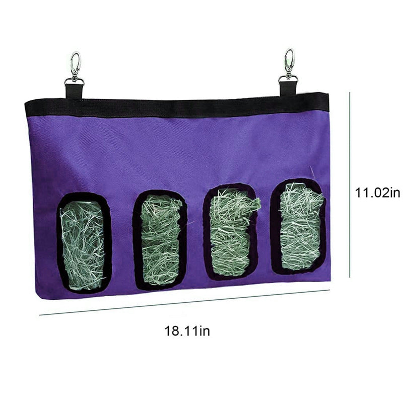 Hanging Small Pet Hay Feeder Storage Bag