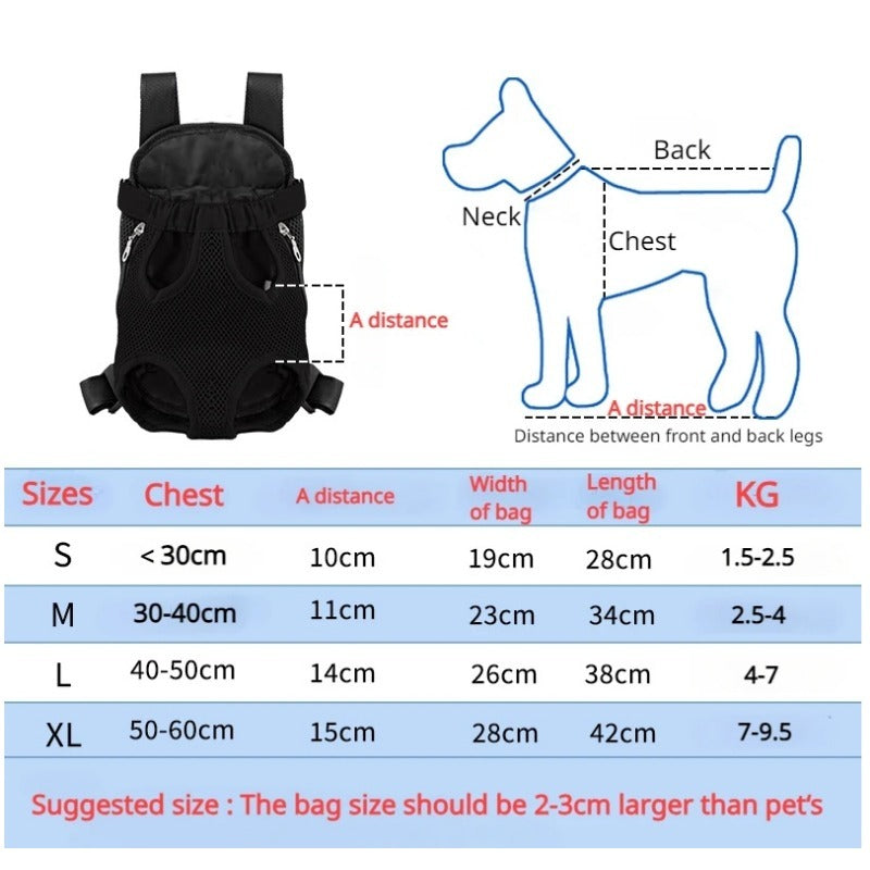 Breathable Pet Carrier Backpack For Hiking Camping And Travel