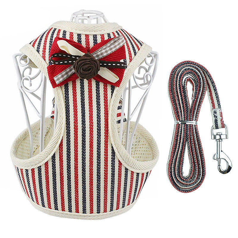New Vest Style Adjustable Pet Chest Strap Harness