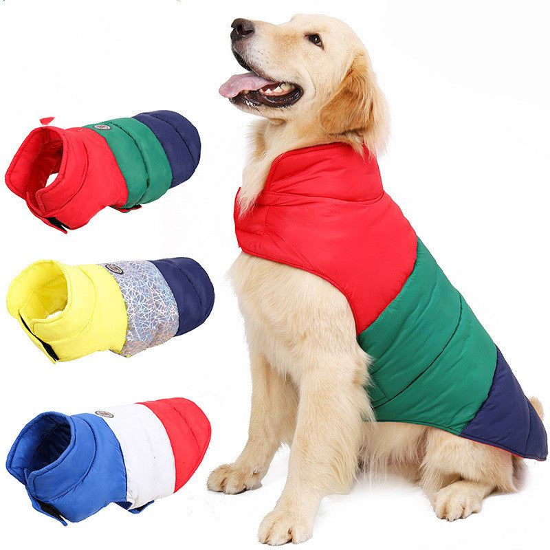 Autumn Winter Thickened Water Repellent Warm Pet Jacket