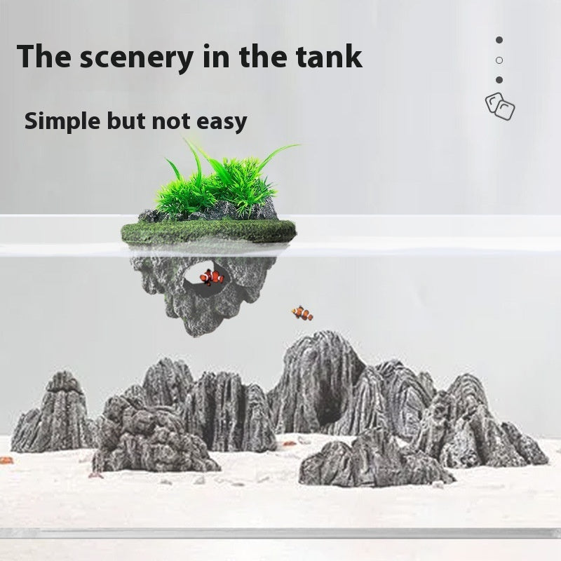 Fish Tank Floating Stone Ornaments