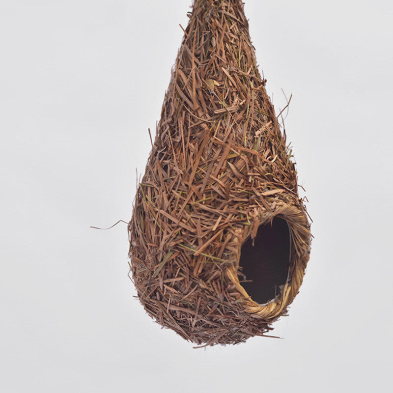 Outdoor Straw Bird Nest Cage