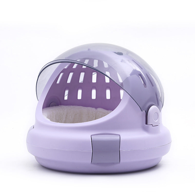 Panoramic Space Capsule Pet Carrier With Comfortable Cushion