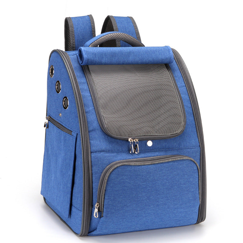 Foldable Breathable Pet Carrier Backpack For Travel
