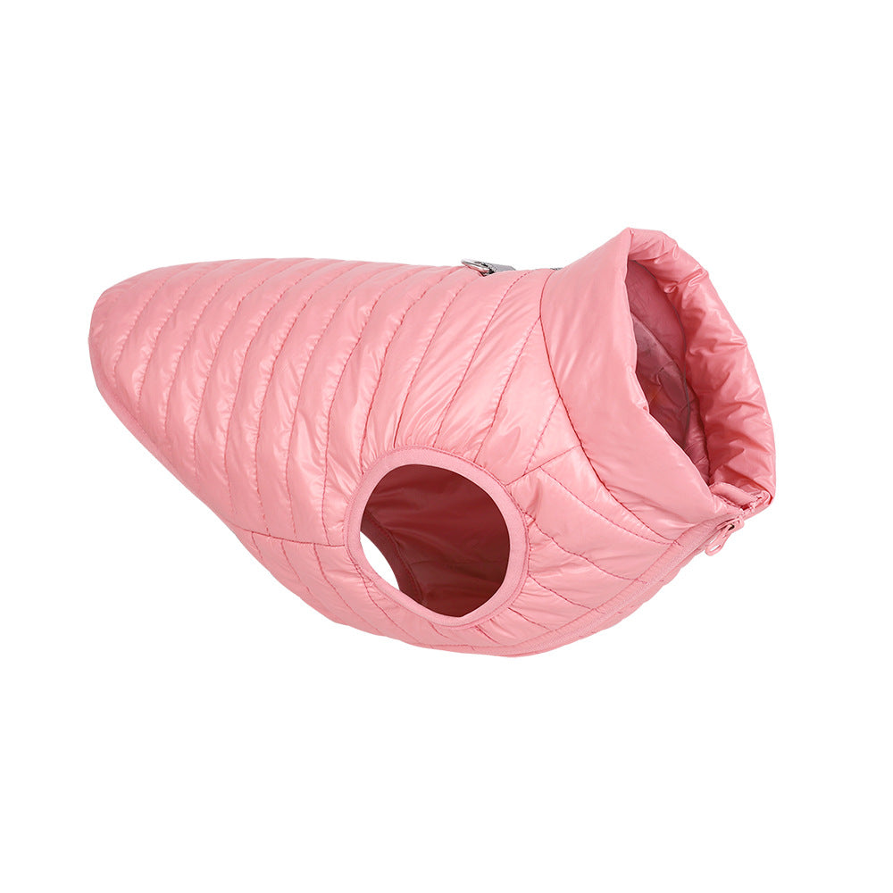 Autumn Winter Nylon Zipper Warm Pet Jacket