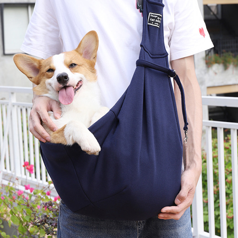 Comfortable Cotton Single Shoulder Pet Carrier Travel Bag