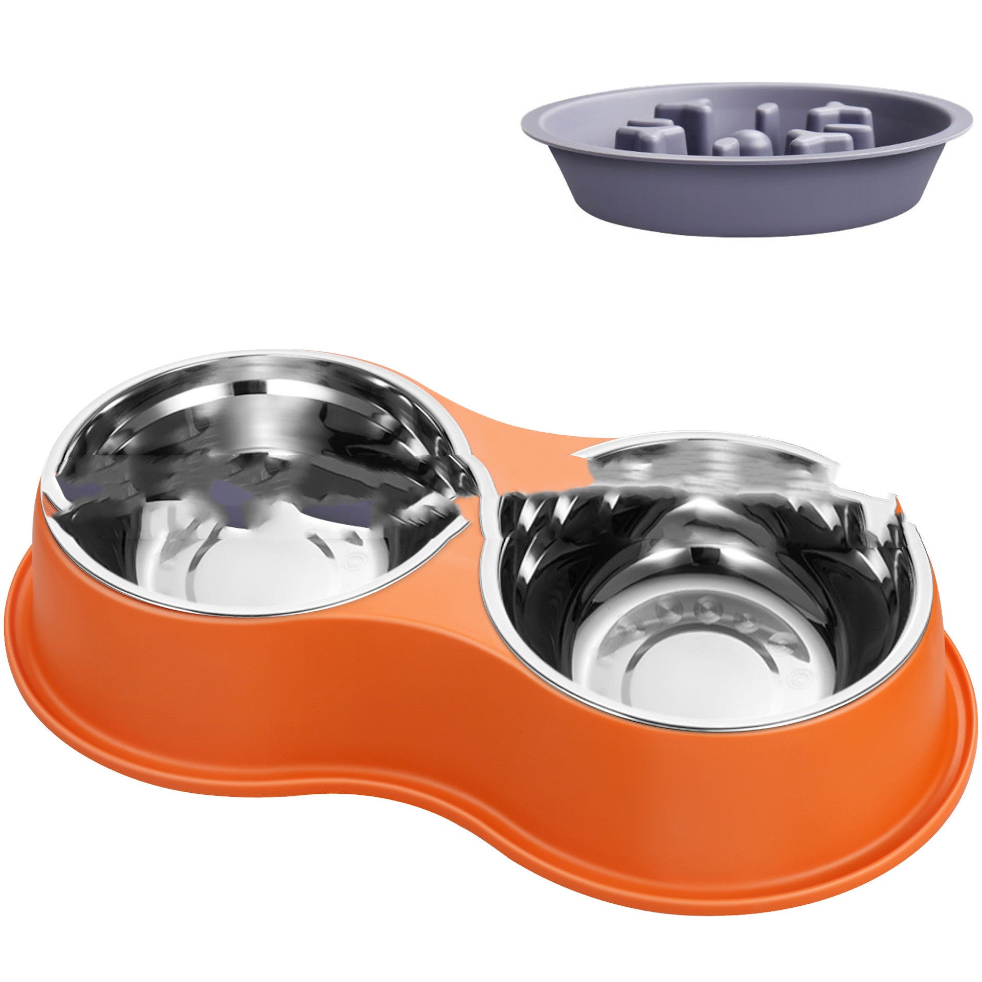 Removable Slow Feeding Pet Bowl For Controlled Eating