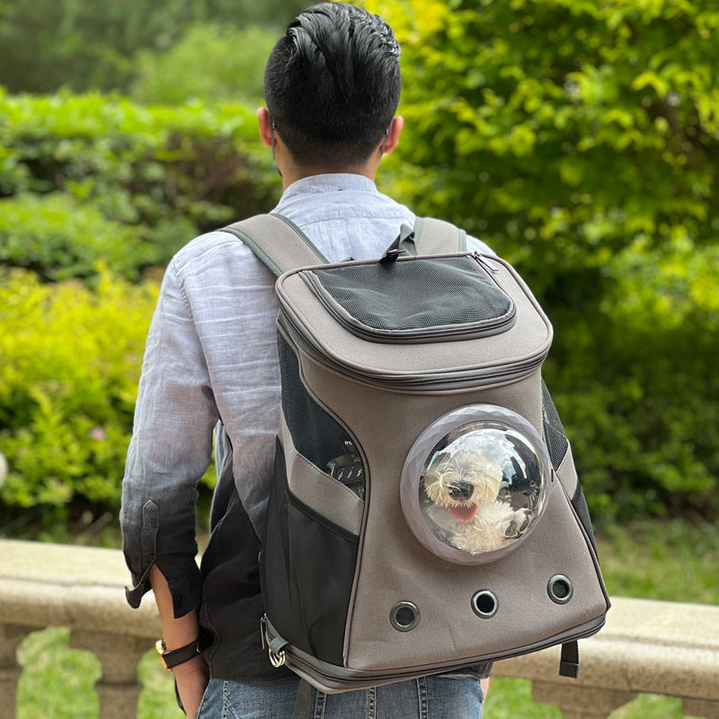 Portable Pet Carrier Backpack For Medium Travel Comfort