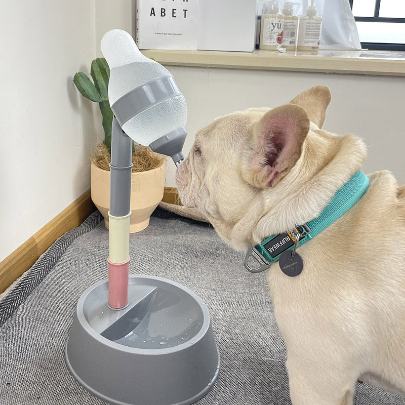 Automatic Adjustable Height Pet Water Dispenser Fountain Stand