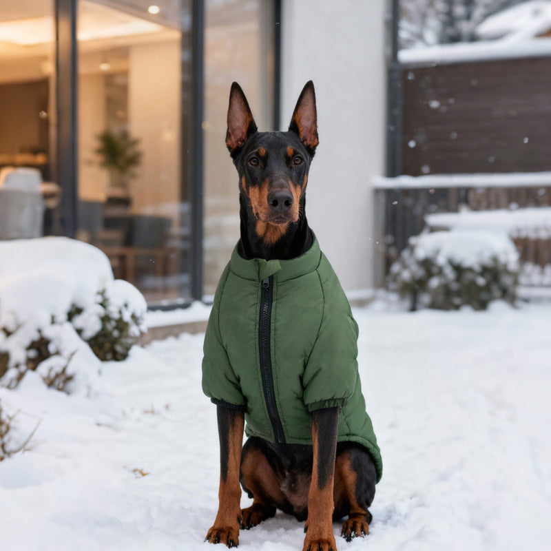 Cotton Two-Leg Pet Jacket For Comfort And Warmth