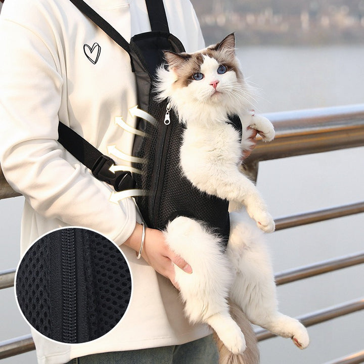 Breathable Pet Carrier Backpack For Hiking Camping And Travel