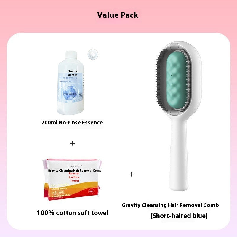 Pet Grooming Dematting Brush For Hair Removal And Cleaning Tool