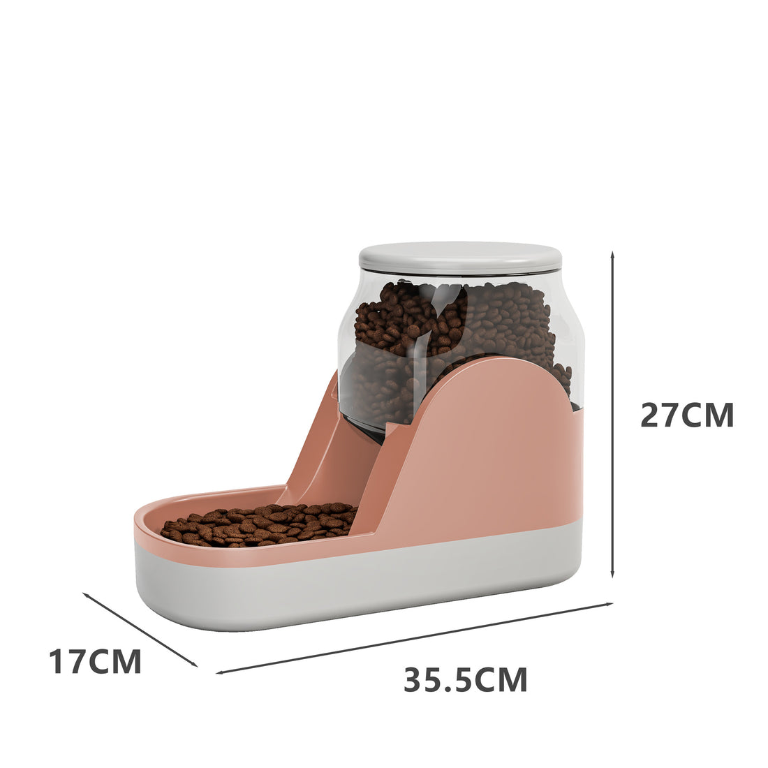 Automatic Pet Water Fountain And Food Dispenser Bowl