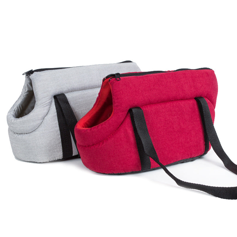 Foldable Breathable Pet Carrier Bag For Travel And Transport