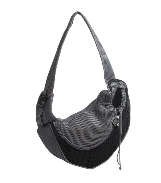 Outdoor Mesh Pet Carrier Shoulder Bag For Travel Comfort