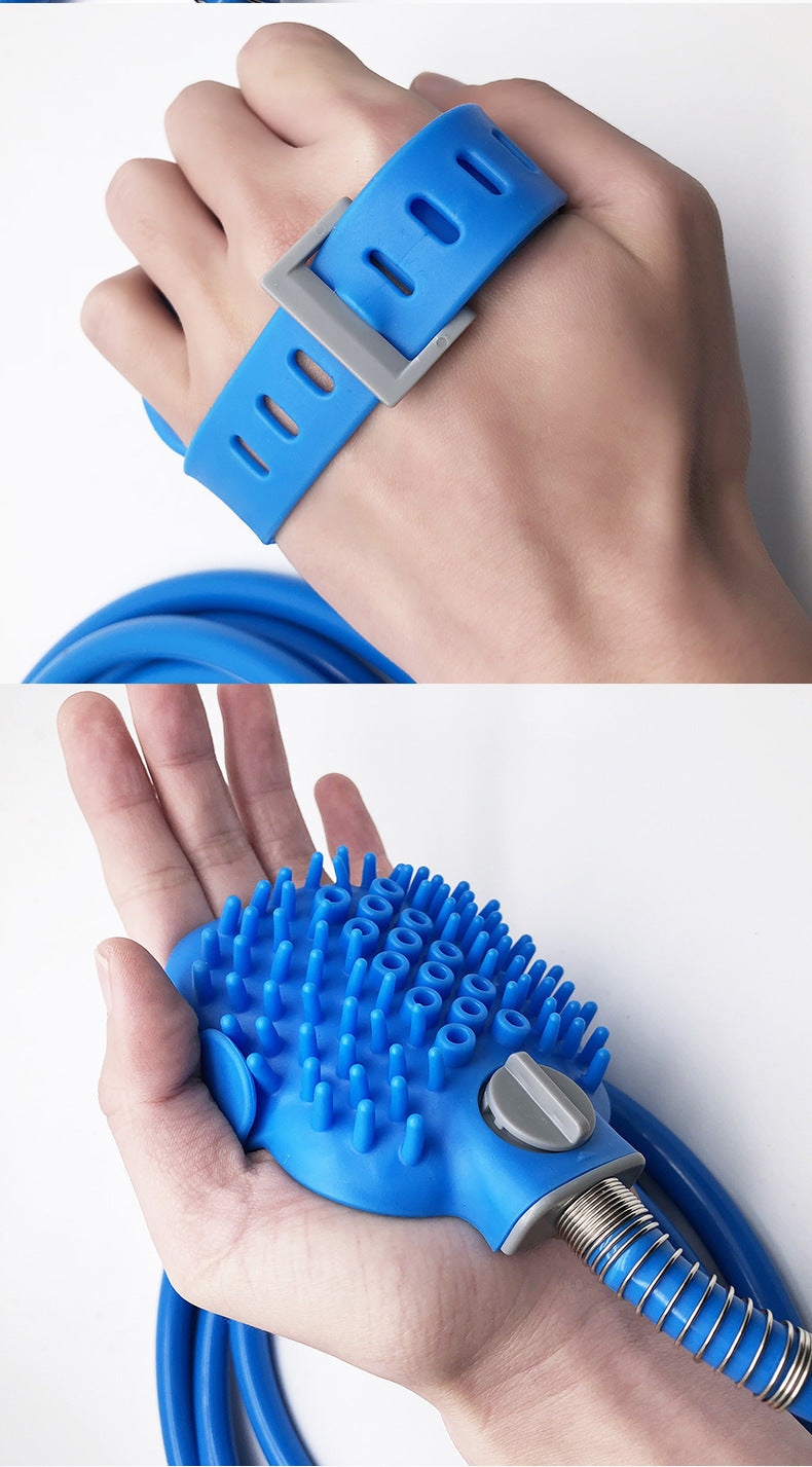 Pet Silicone Bath Glove Shower Massage Cleaning Tool