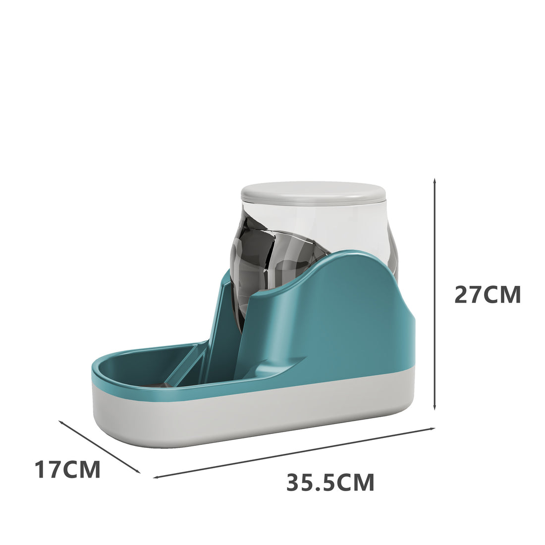 Automatic Pet Water Fountain And Food Dispenser Bowl