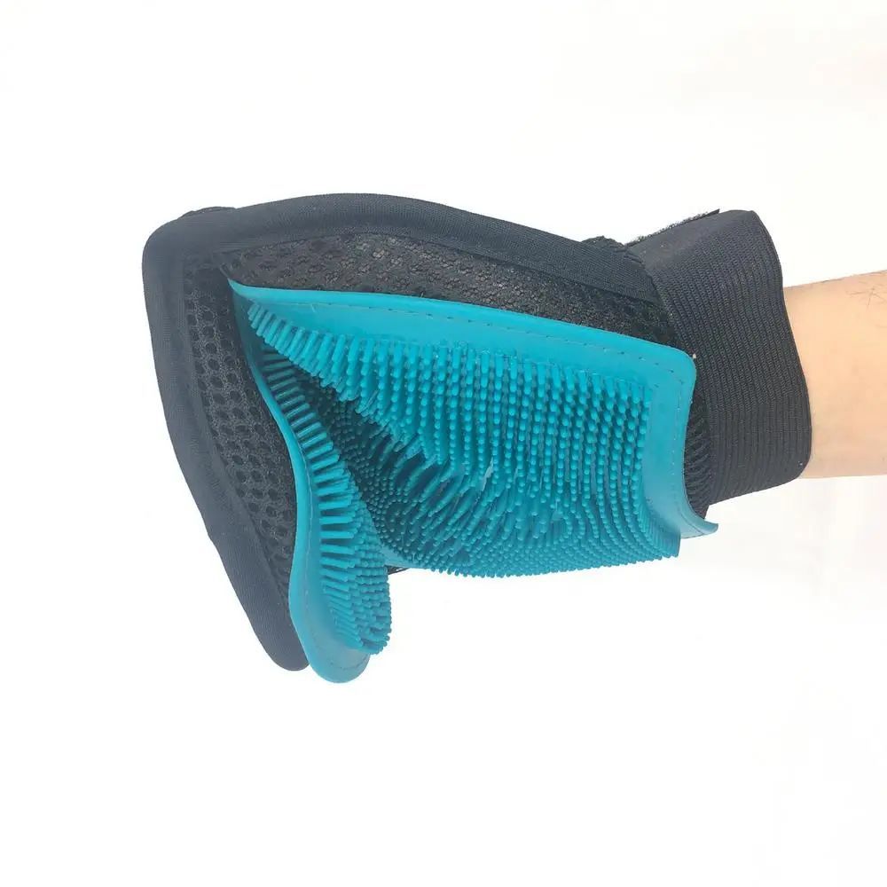Silicone Horse Massage Grooming Gloves