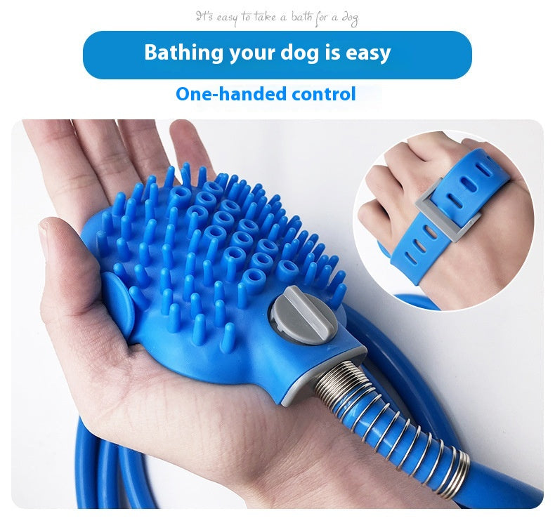 Pet Silicone Bath Glove Shower Massage Cleaning Tool