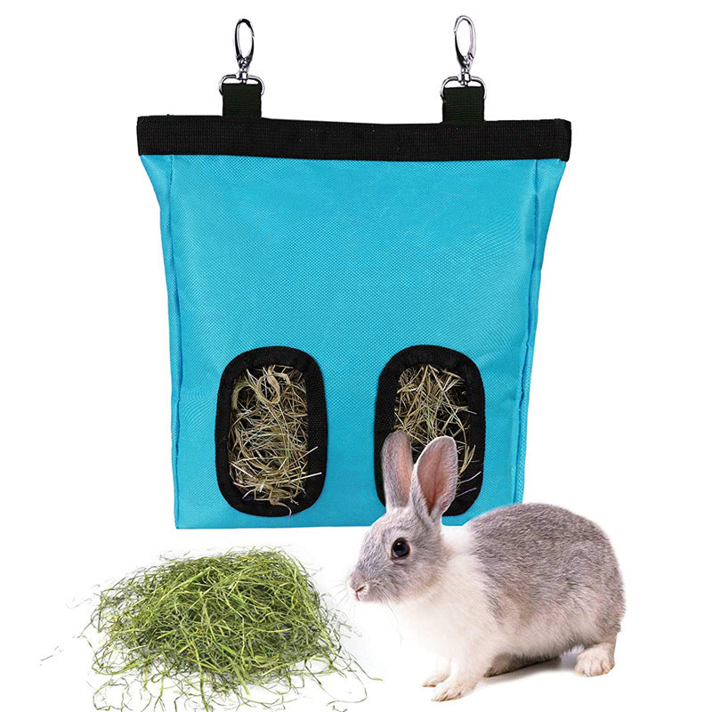 Hanging Small Pet Hay Feeder Storage Bag