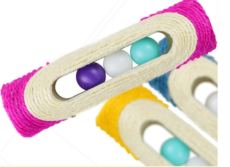Long Sisal Drum Interactive Scratching Pet Toy