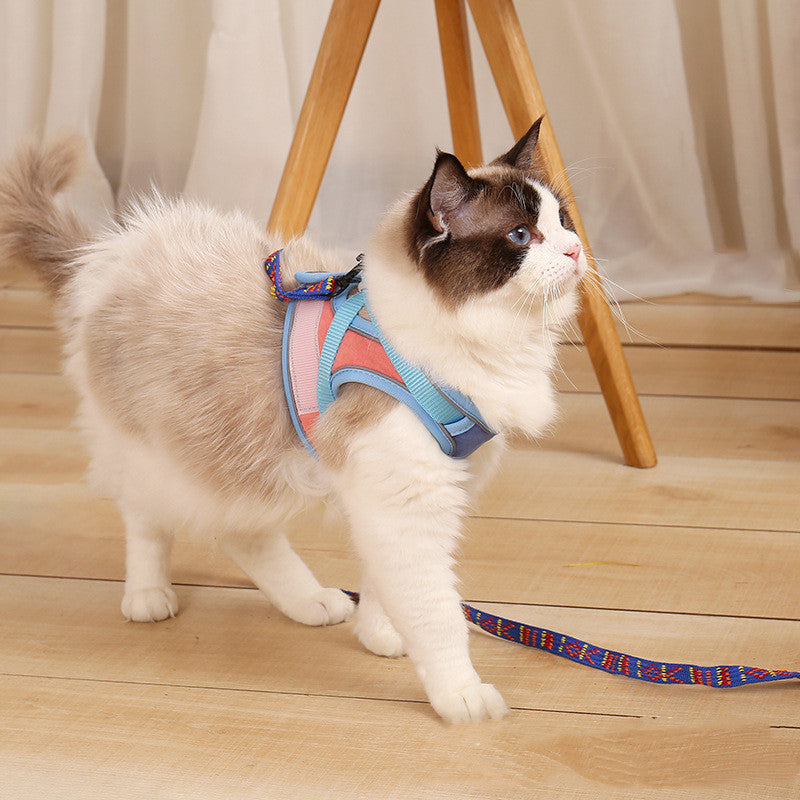 Reflective Anti Escape Adjustable Pet Harness Leash