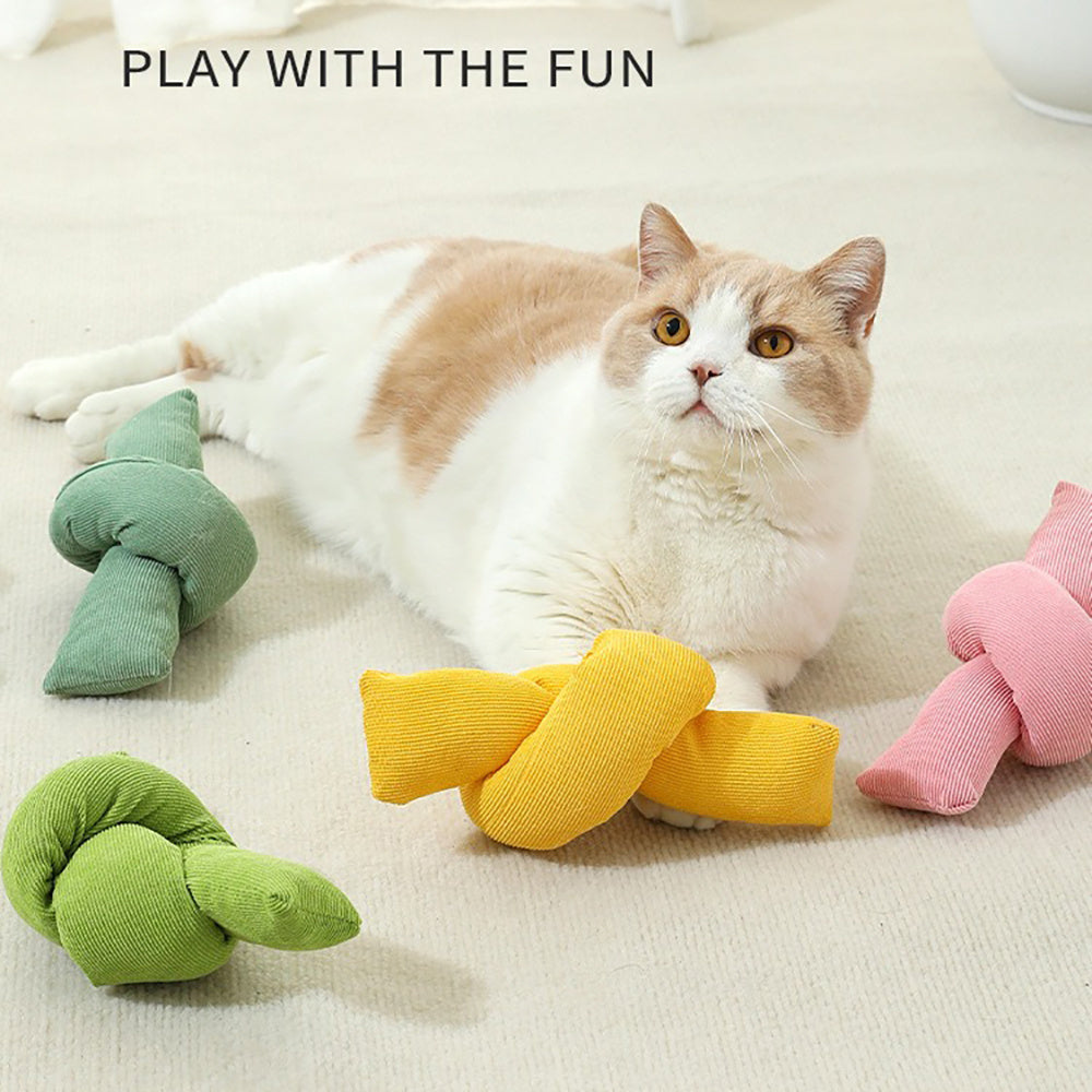 Interactive Cotton Rope Knot Tug And Chew Pet Toy