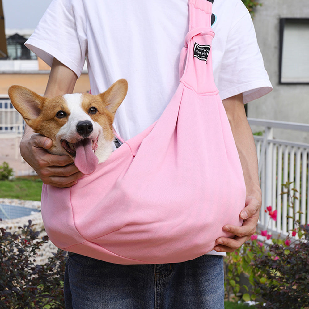 Comfortable Cotton Single Shoulder Pet Carrier Travel Bag