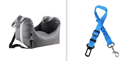 Waterproof Pet Car Seat Carrier With Breathable Mesh Design
