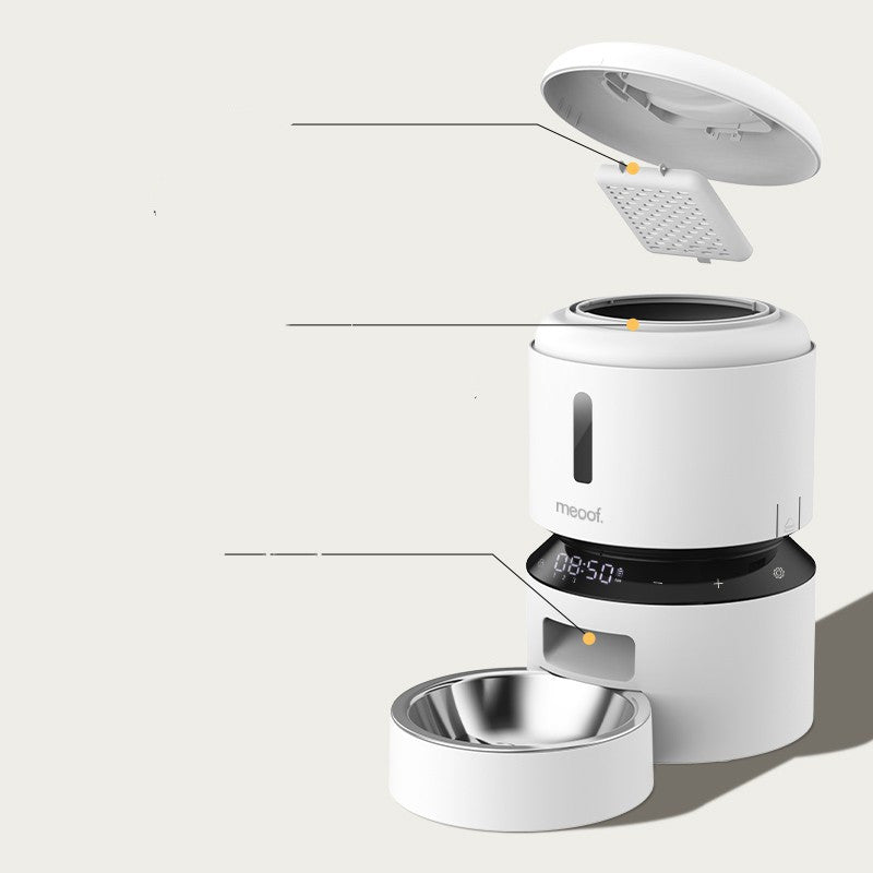 Capsule Automatic Pet Feeder Double Bowl System