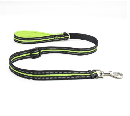 Nylon Retractable Assisted Pet Leash Adjustable Walking Lead