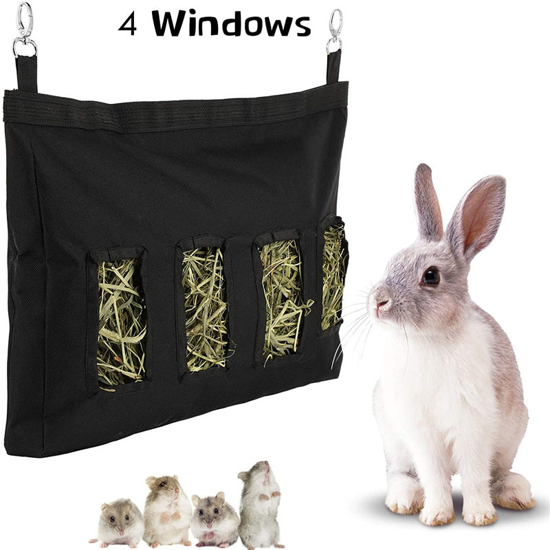 Hanging Small Pet Hay Feeder Storage Bag