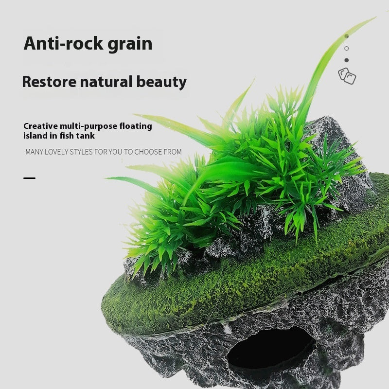 Fish Tank Floating Stone Ornaments