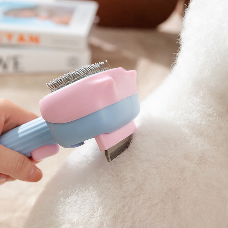 Pet Deshedding Grooming Brush For Hair Reduction And Care