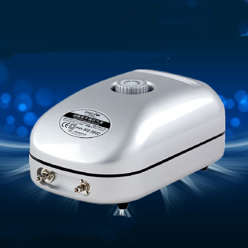 Ultra-Quiet Double Head Aquarium Air Pump