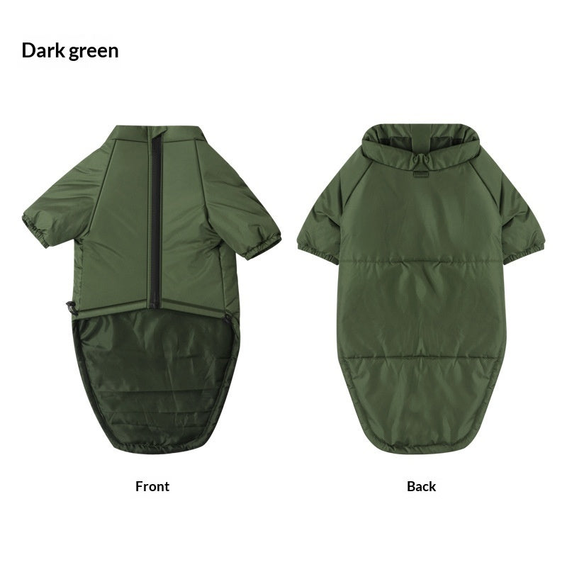 Cotton Two-Leg Pet Jacket For Comfort And Warmth