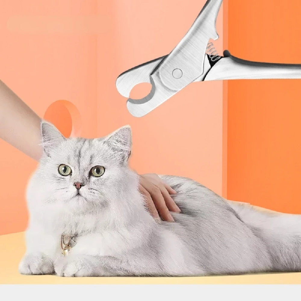 Professional Pet Nail Clipper Stainless Steel Safety Grooming Tool