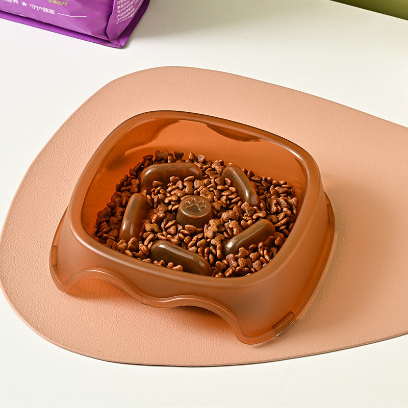 Slow Feeding Anti Choking Pet Water Bowl